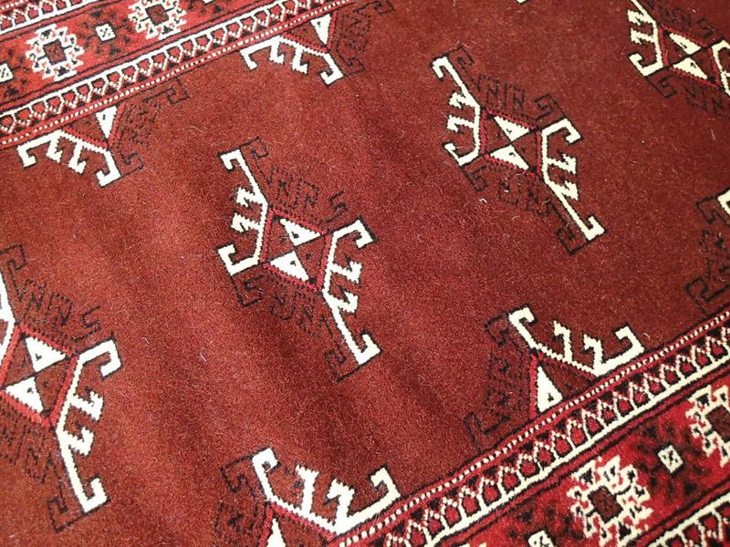 新品 トルクメン ペルシャ 絨毯 アクセント サイズ 118 x 83 cm 200