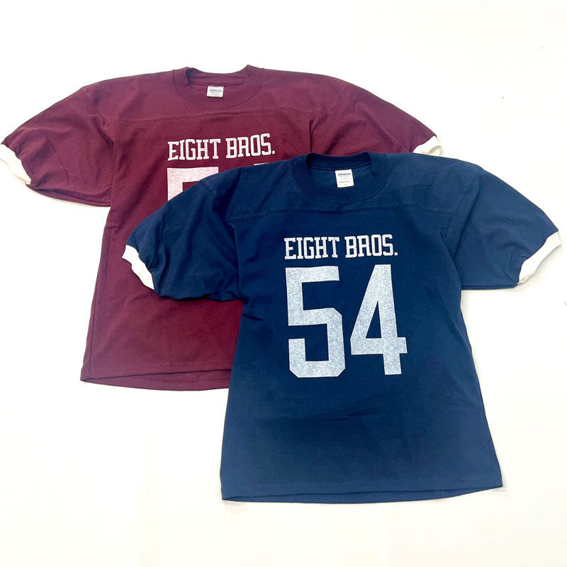アメリカンMFG エイト ブラザーズ カレッジ フットボールシャツ