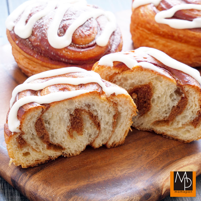 shikishima（敷島製パン） シナモンロールaMS 81g×80 冷凍パン生地