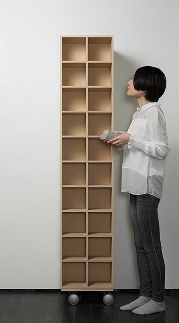 CD収納棚 2列×9段（18コマ）|収納棚の通販ならマルゲリータ