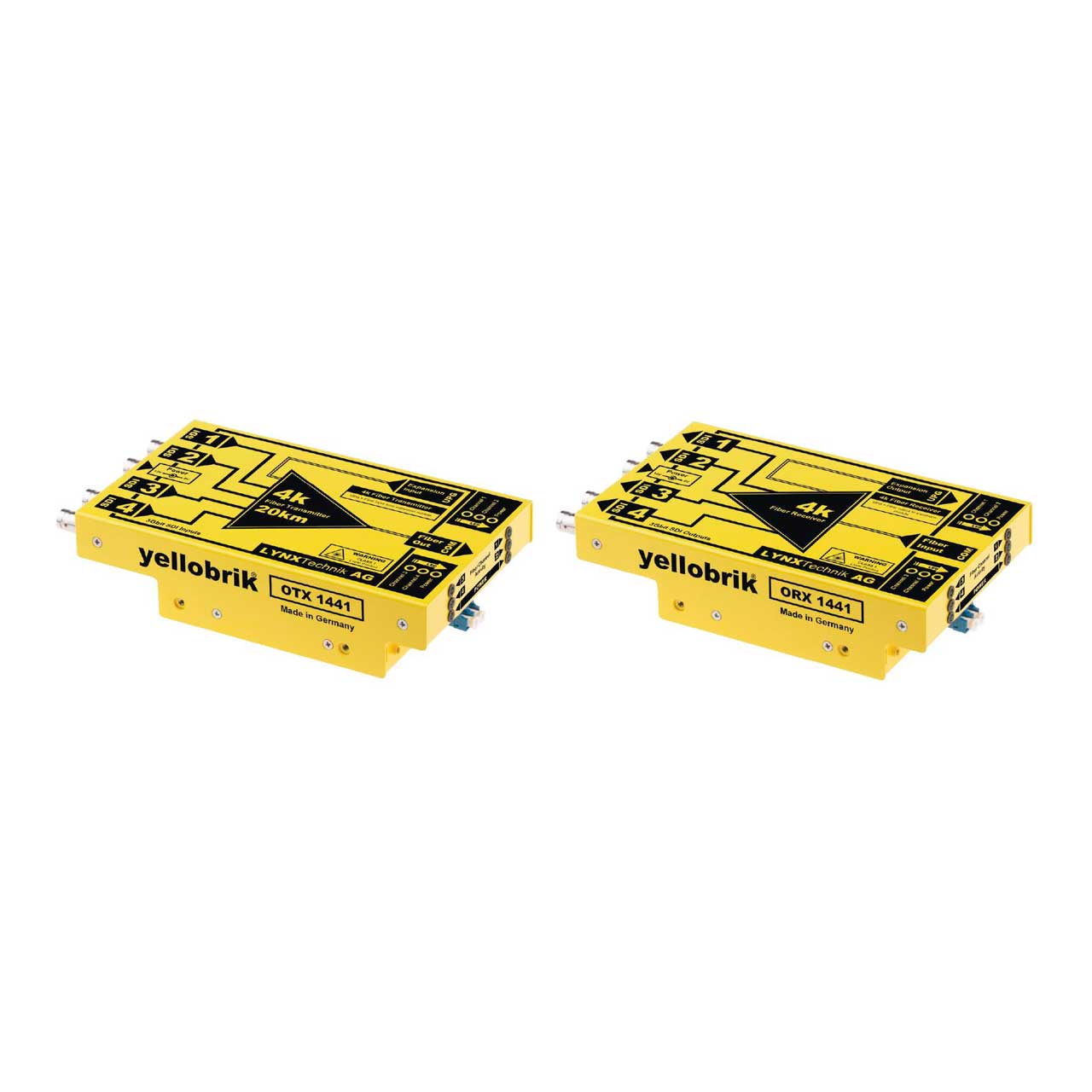 LYNX Technik Yellobrik OTR 1441 - 4k (12G) Fiber Transmission System