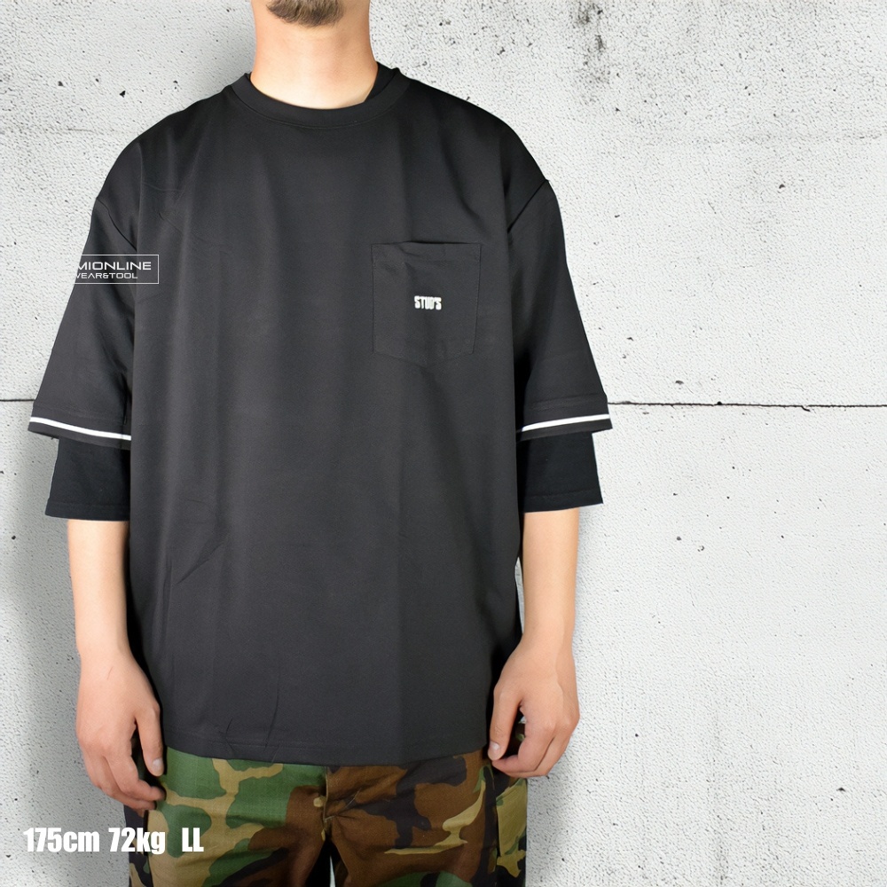 STUD'S スタッズ ドライ半袖ポケT S2553-3 (ポリエステル100%) S2553-3