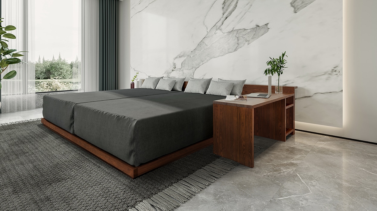 UNISON WIDE HEAD BED(シングル)の通販 / マスターウォール