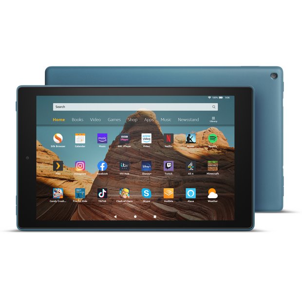 Amazon Fire HD 10 Tablet (10.1″ 1080p full HD display, 32 GB