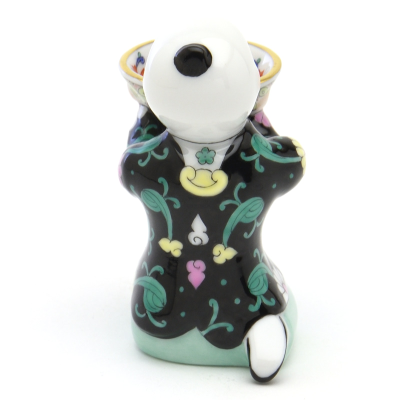 ヘレンド(Herend) 人形 置物 お給仕マンダリン(S) 西安の黒(SN-05653