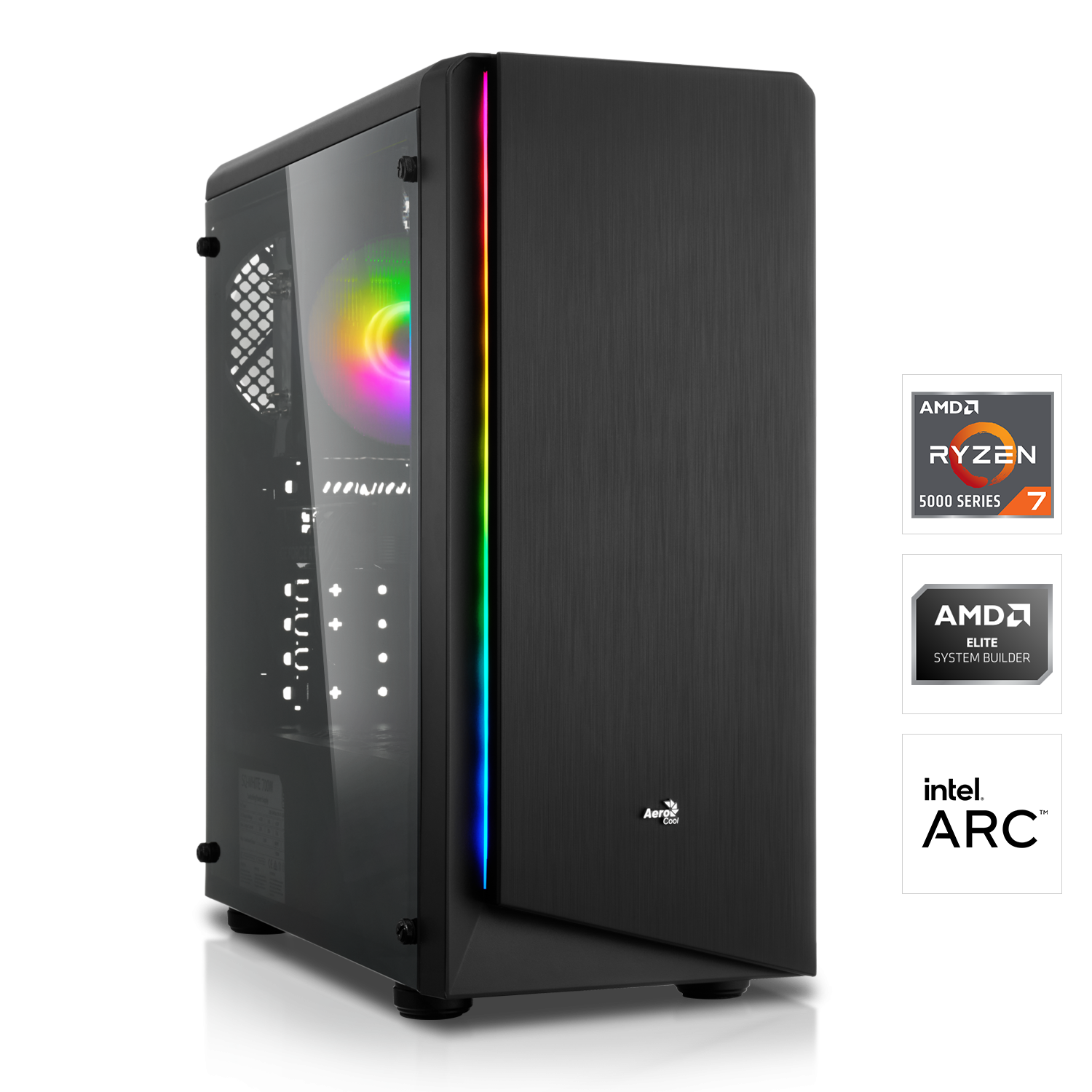 GAMING PC | AMD Ryzen 7 5700X 8x3.40GHz | 16GB DDR4 | Intel Arc