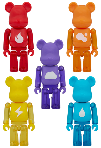 MEDICOM TOY - BE@RBRICK 日本館 エレメント 5 PCS SET