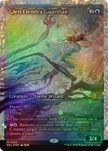 Glen Elendra Guardian (Showcase) (Fracture Foil) (393) | Lorwyn