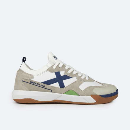 Indoor football shoes Futuristic Design White | MUNICH GRESCA 2.0