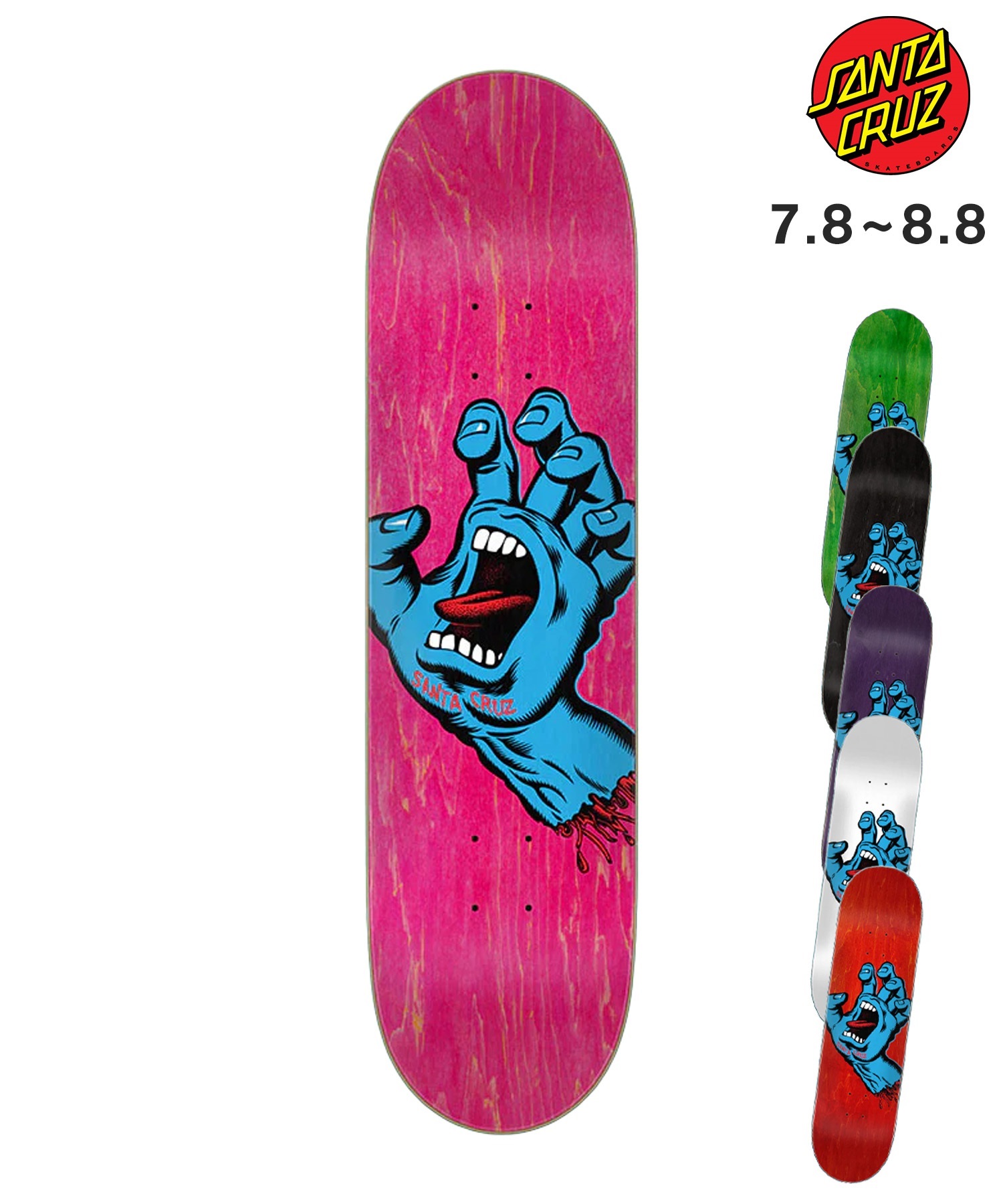 SANTA CRUZ サンタクルーズ スケートボード デッキ 7.8～8.8inch