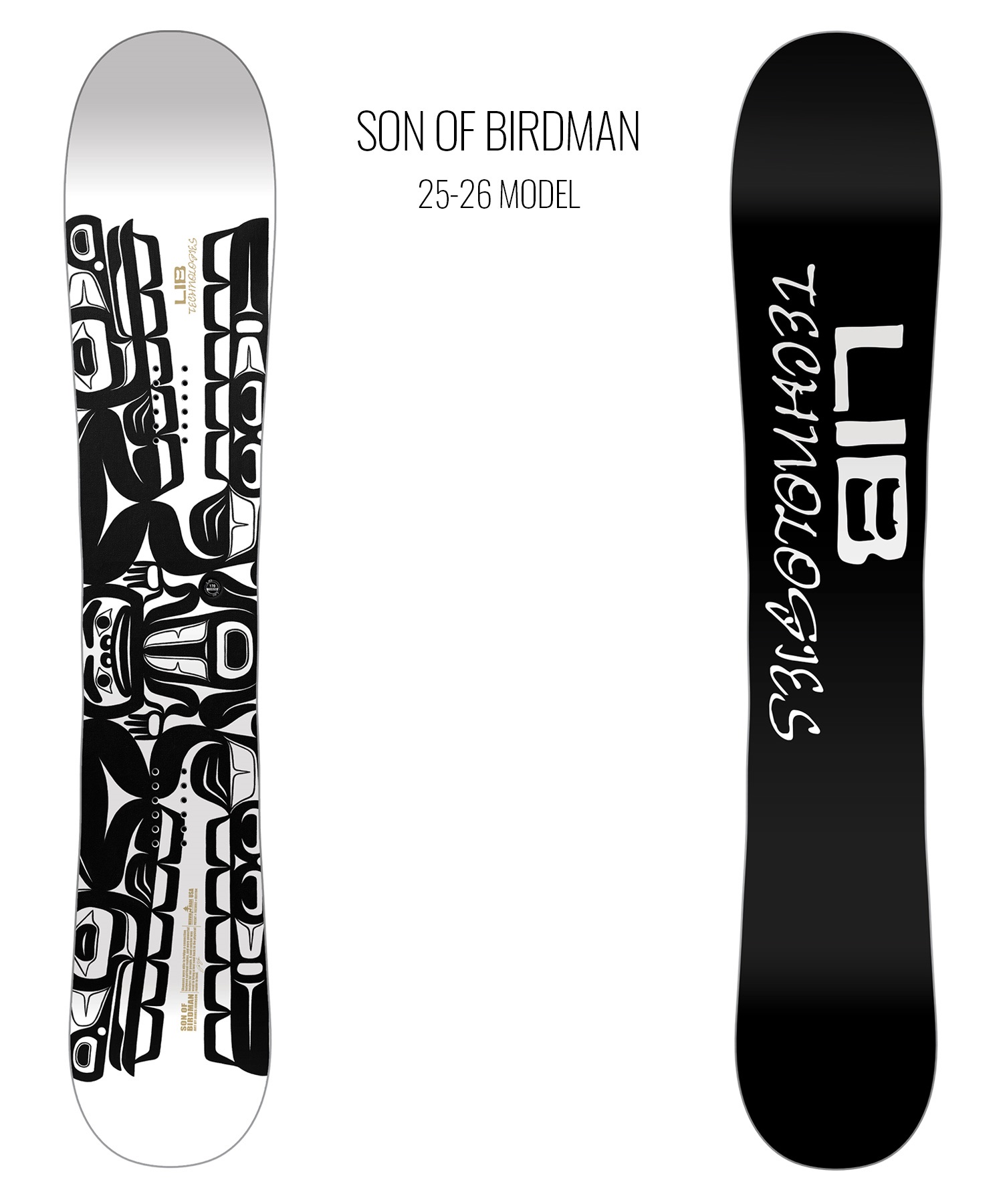LIBTECH リブテック サン オブ バードマン スノーボード 板 メンズ 25