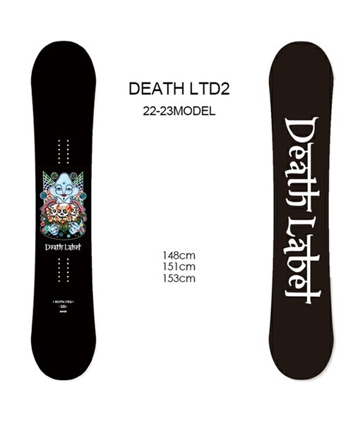 DEATH LABEL デスレーベル デスシリーズ リミテッド2 スノーボード 板