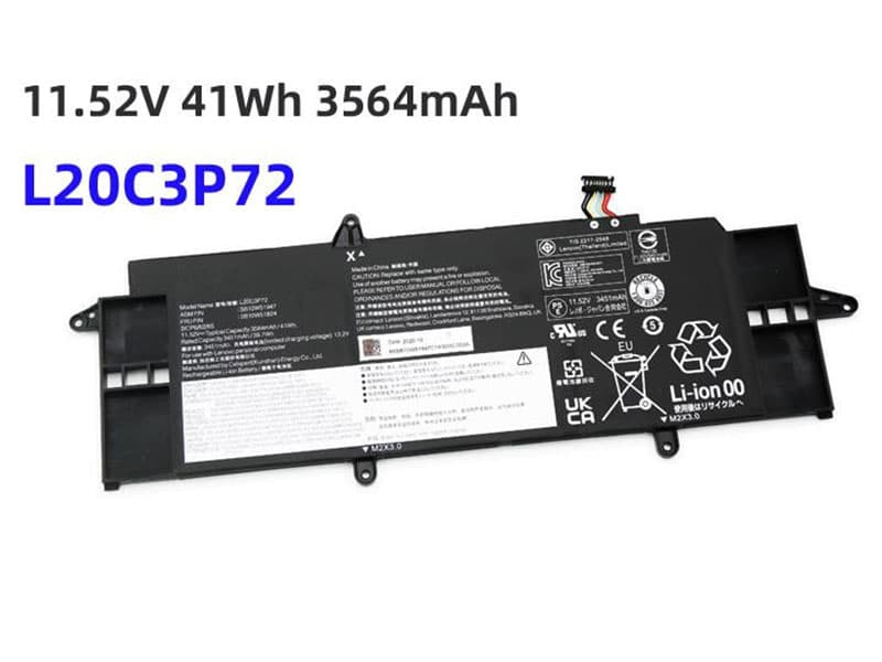 3564mAh/41Wh 11.52V Lenovo ThinkPad X13 Gen 2 20XH 20XJ 対応