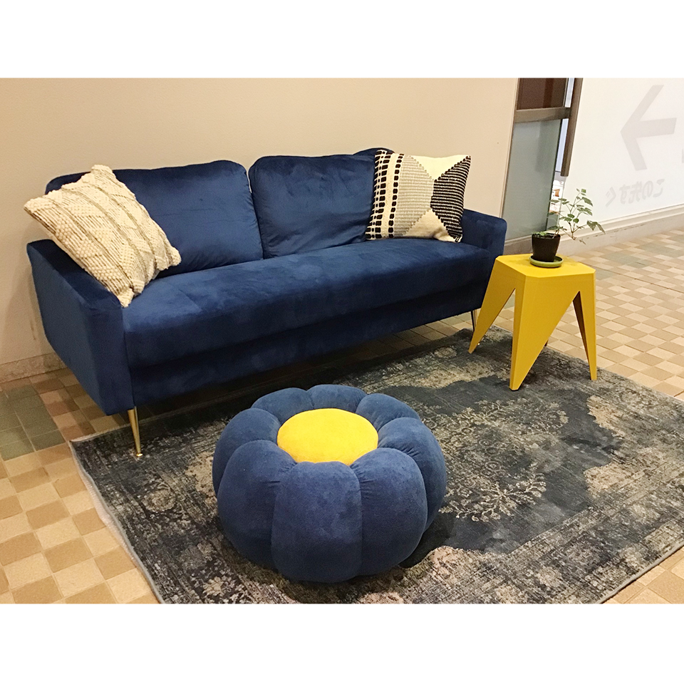 ソファPRM001 2人掛け【送料無料】ブルー | NOCEノーチェ 家具