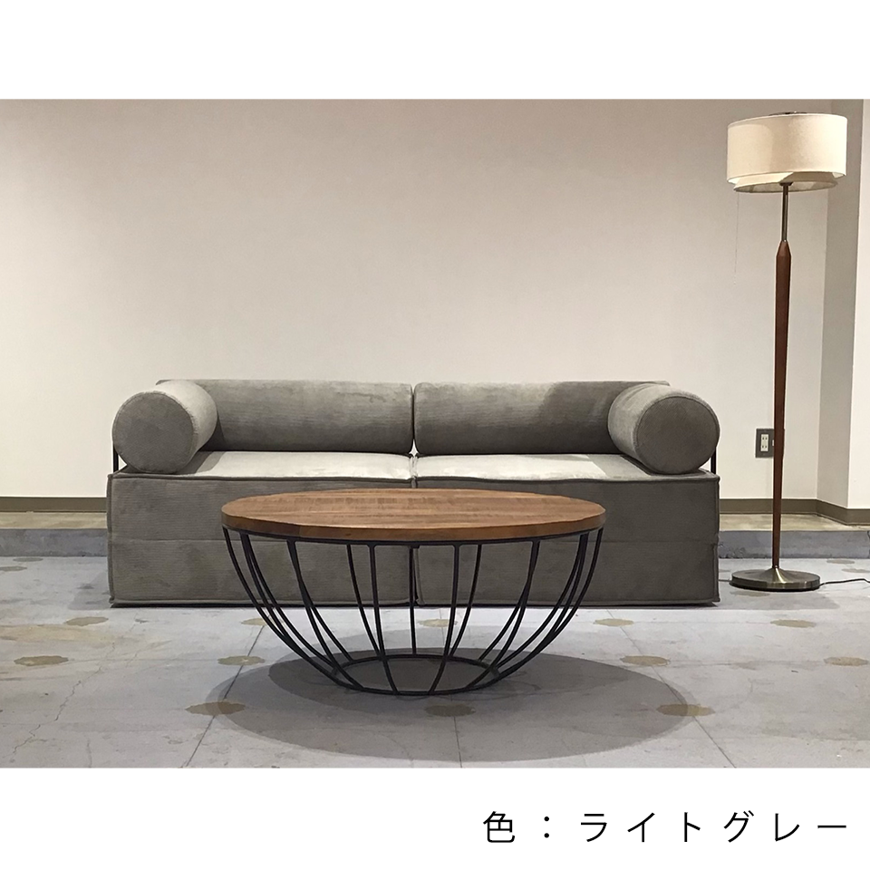 ソファFUTON 2人掛け【送料無料】ライトグレー | NOCEノーチェ 家具