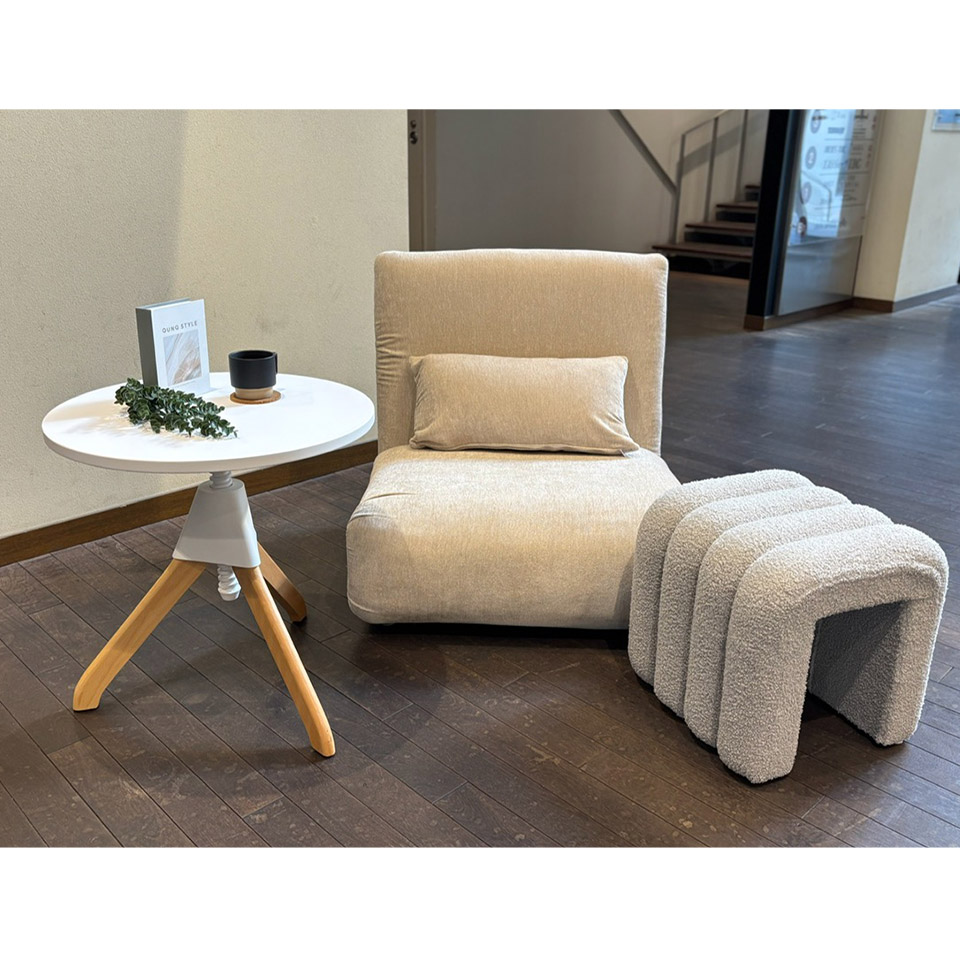 スツールHS-NP18【送料無料】ライトグレー | NOCEノーチェ 家具