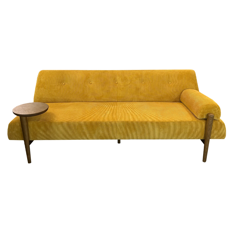 ソファYU9329C 3人掛け【送料・開梱設置無料】イエロー | NOCEノーチェ