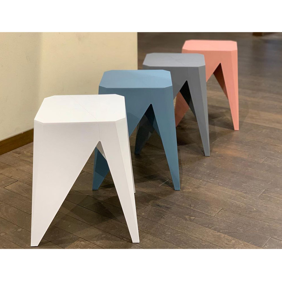 同色2脚組】スツール1806【送料無料】ホワイト | NOCEノーチェ 家具