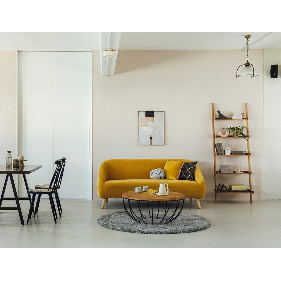 ソファALEXIA 3人掛け【送料・開梱設置無料】 NEWイエロー | NOCE