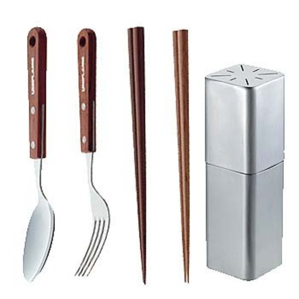 ユニフレーム(UNIFLAME) カトラリー&ケースセット 662359｜アウトドア