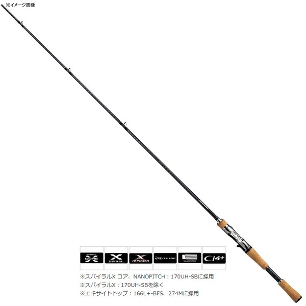 シマノ(SHIMANO) 18バンタム 166L+-BFS 380999｜アウトドア用品・釣り