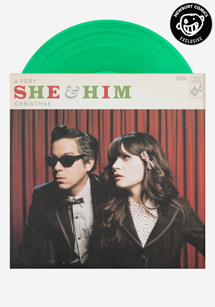 She & Him-A Very She & Him Christmas Exclusive LP – Newbury Comics