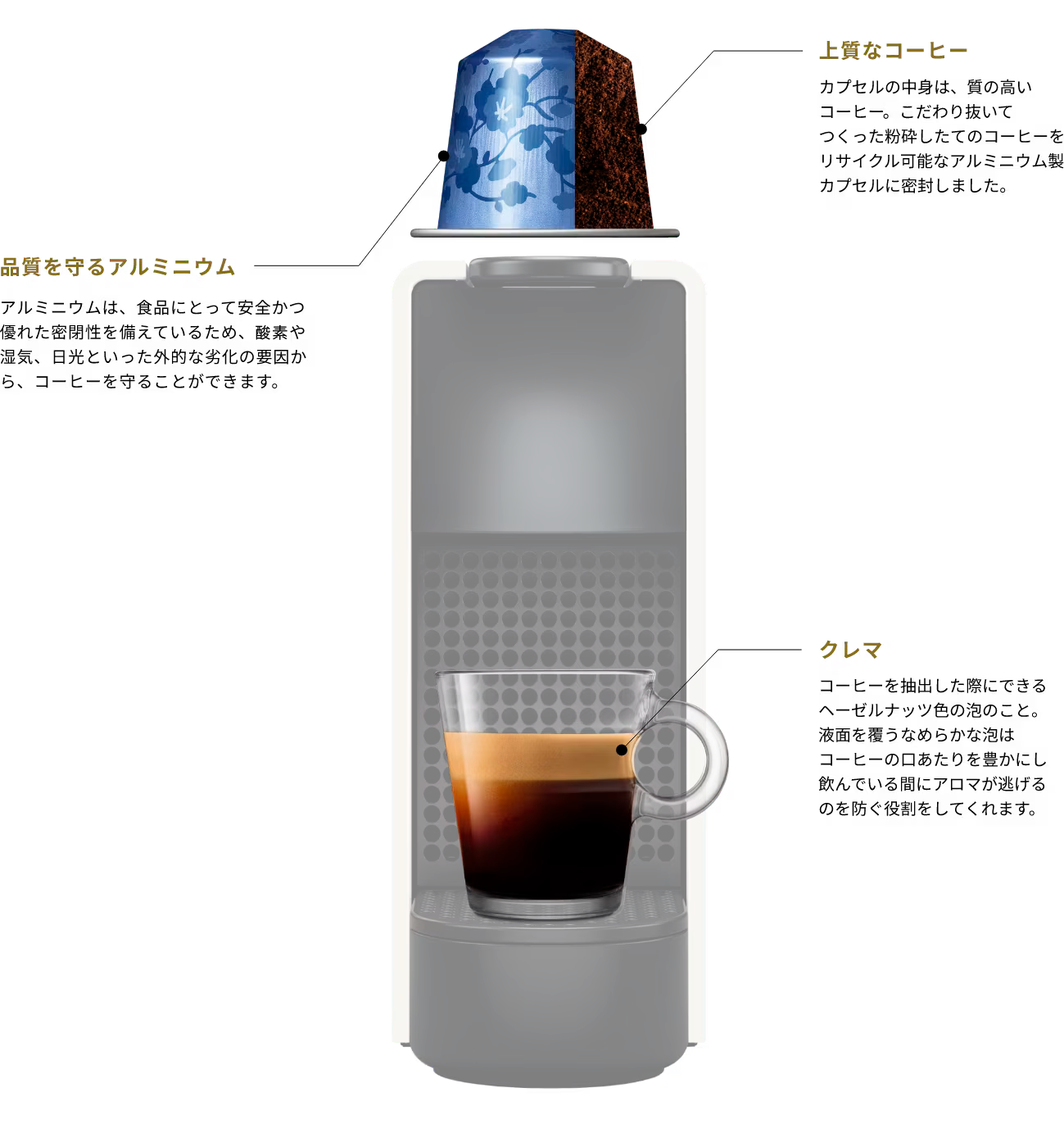 ラティシマ・ワン プラス ポーセリンホワイト｜コーヒーメーカー