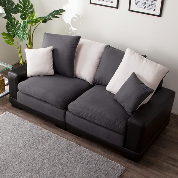 3人掛けソファ 布張りタイプ (キングダム3KD) | ニトリネット【公式