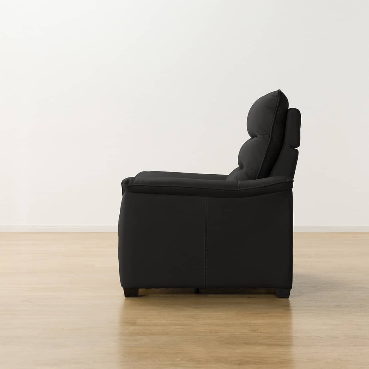 1人掛け電動リクライニングソファ 本革(一部合成皮革)タイプ (N