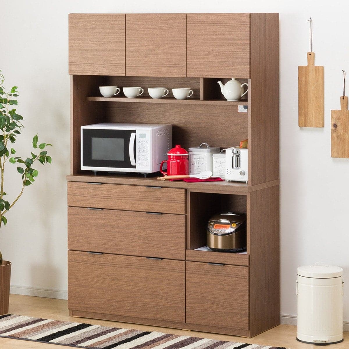 キッチンボード(エトナ120KB MBR) | ニトリネット【公式】 家具