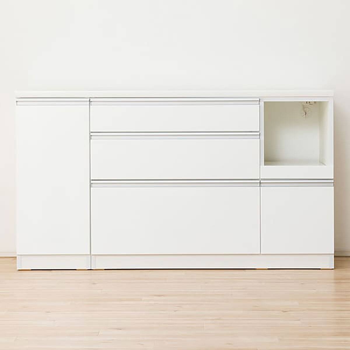 キッチンカウンター(レジューム 150SL-R WH) | ニトリネット【公式