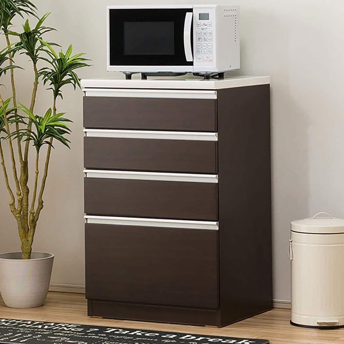 キッチンカウンター(レジューム 60SH DBR) | ニトリネット【公式