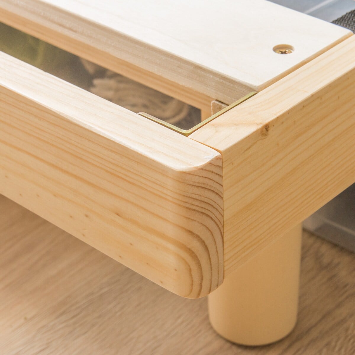 セミダブル 脚付きヘッドレスすのこベッドフレーム (SRN NA) | ニトリ