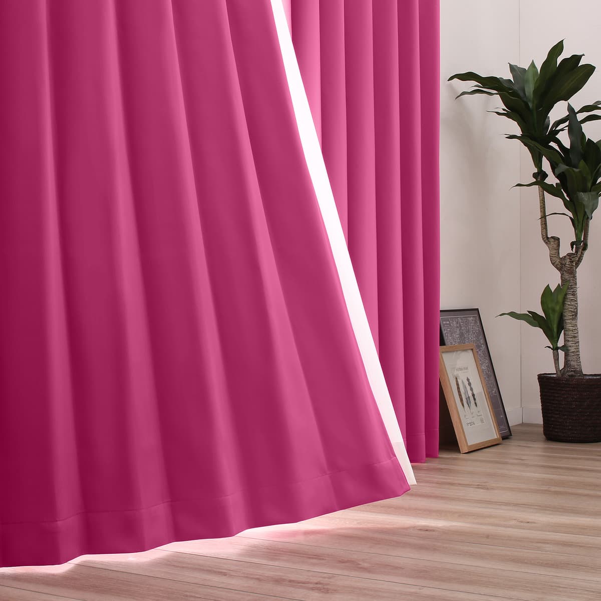 遮光1級・遮熱・防炎・156サイズ・45色 ピンク(KPI-2 130×190×2