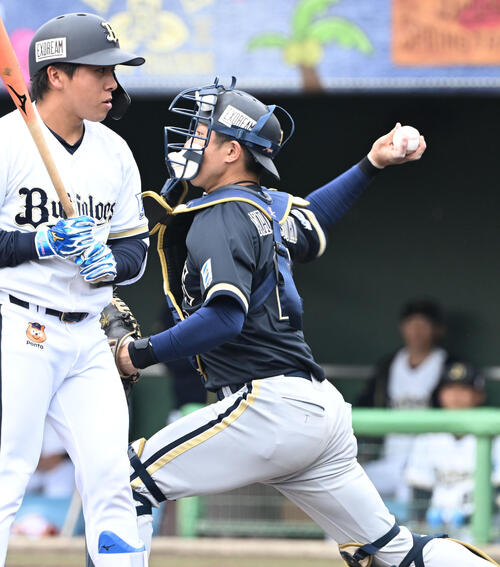 オリックス】若月健矢、WBCに向けしっかり盗塁阻止「ピッチコムの充電