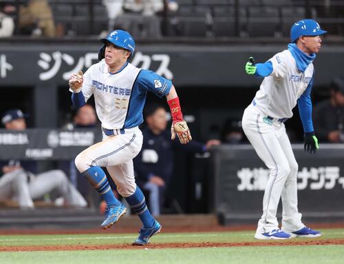 日本ハム】水谷瞬「やってきたことが出せた」オープン戦6打席目で初