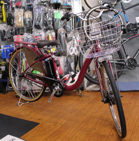 ブリヂストンの電動アシスト自転車フロンティア デラックスが入荷