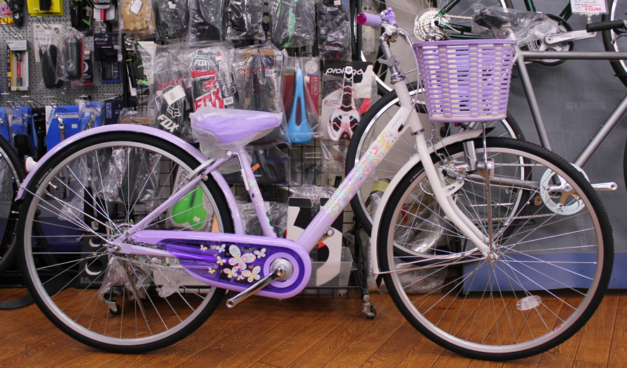 ブリヂストンの女の子用自転車エコパルが入荷いたしました。