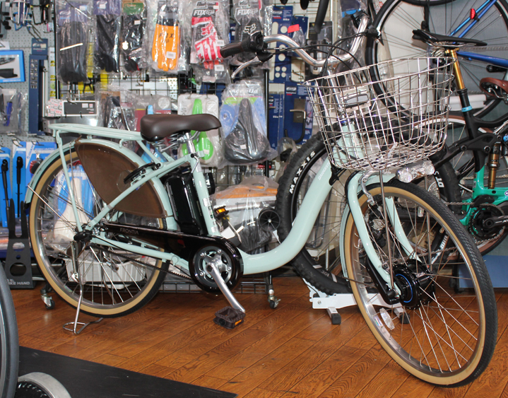 ブリヂストンの電動自転車フロンティア デラックスが入荷いたしました。