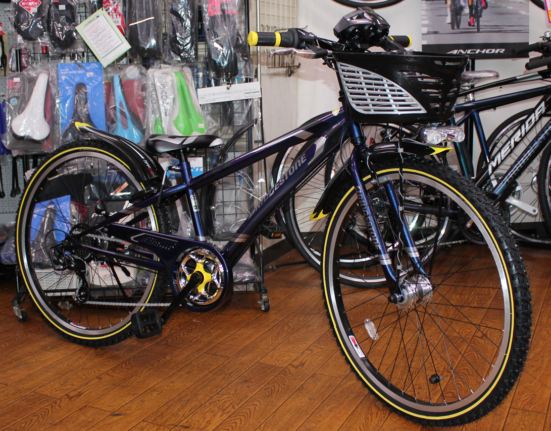 ブリヂストンの子供用自転車クロスファイヤーJr26自動点灯が入荷いたし