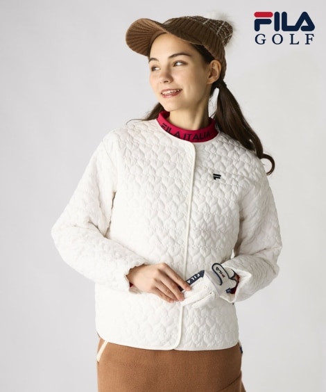 FILA GOLF あったかハートキルト中綿カーディガン（はっ水） 通販