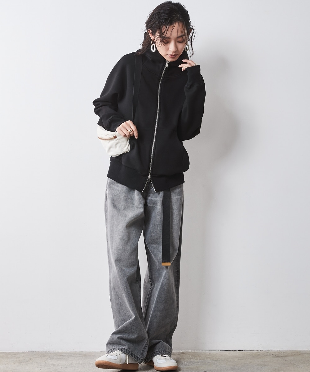 ボンディングパーカー＜大きいサイズ有＞シックスタイル 通販【ニッセン】