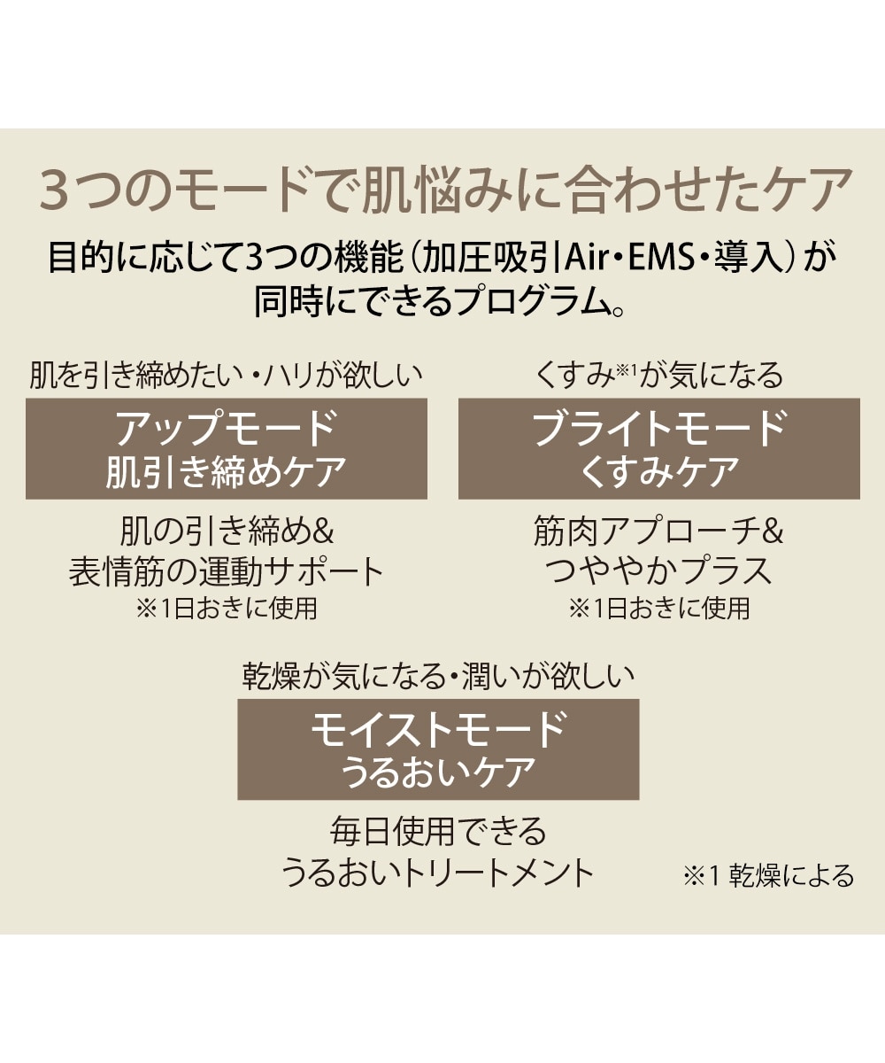 TBC加圧吸引美顔器モアリフト 通販【ニッセン】