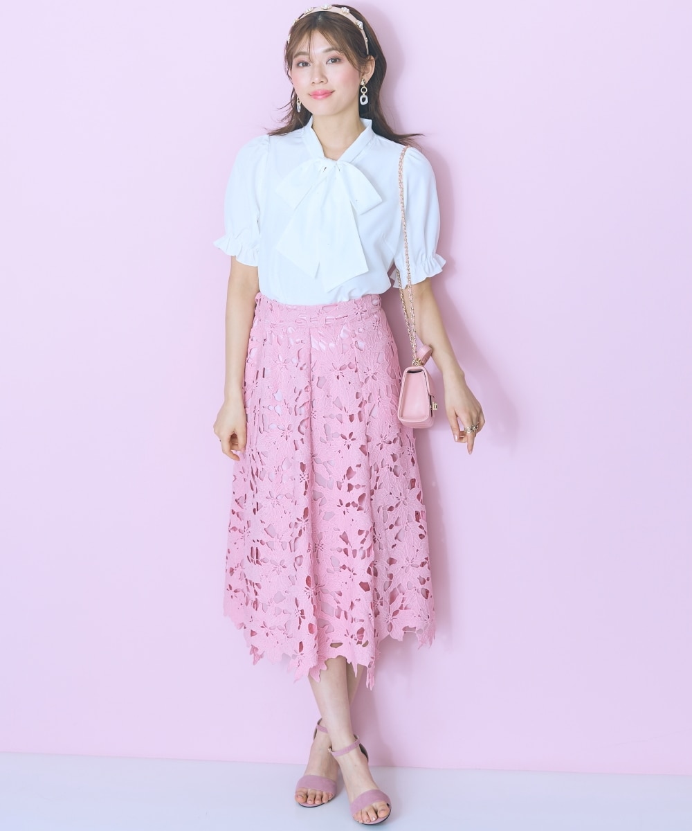 大きいサイズ＞レーススカート marun 通販【ニッセン】