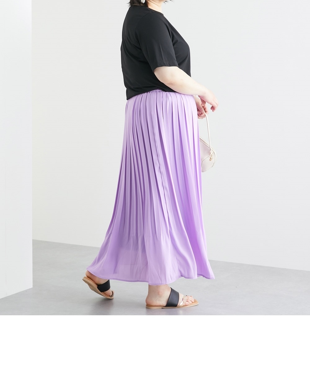高身長 シフォン消しプリーツスカート （トールサイズ） 通販【ニッセン】