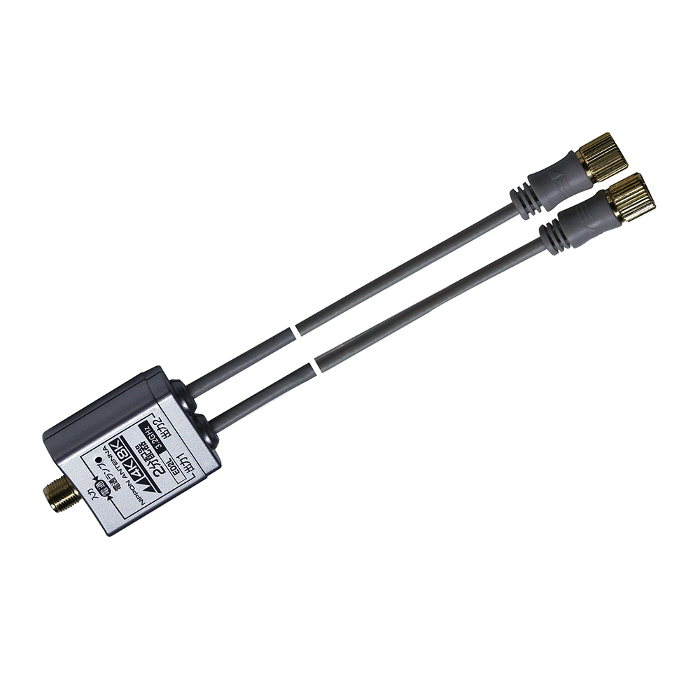 ケーブル付2分配器 (出力0.5m スクリュープラグ) (バルク仕様) ED2L(20