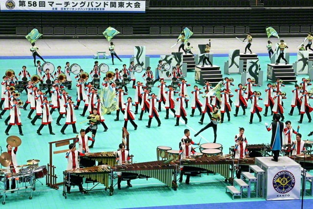 第58回マーチングバンド関東大会で音楽隊・ルネサンスバンガードが特別