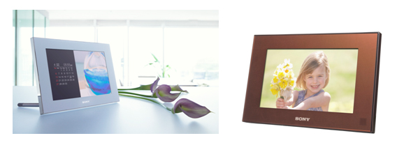 デジタルフォトフレーム“S-Frame”に「ホワイト」と「ブラウン」追加