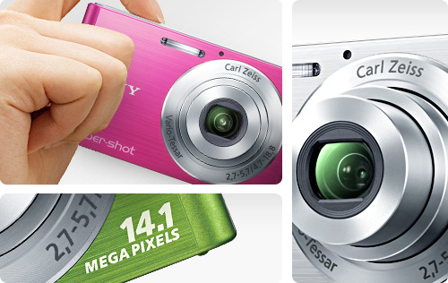 DSC-W320 特長 : カジュアルデザイン | デジタルスチルカメラ Cyber