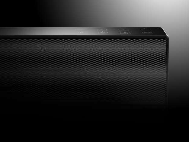 SRS-X7 特長 : デザイン | アクティブスピーカー／ネックスピーカー